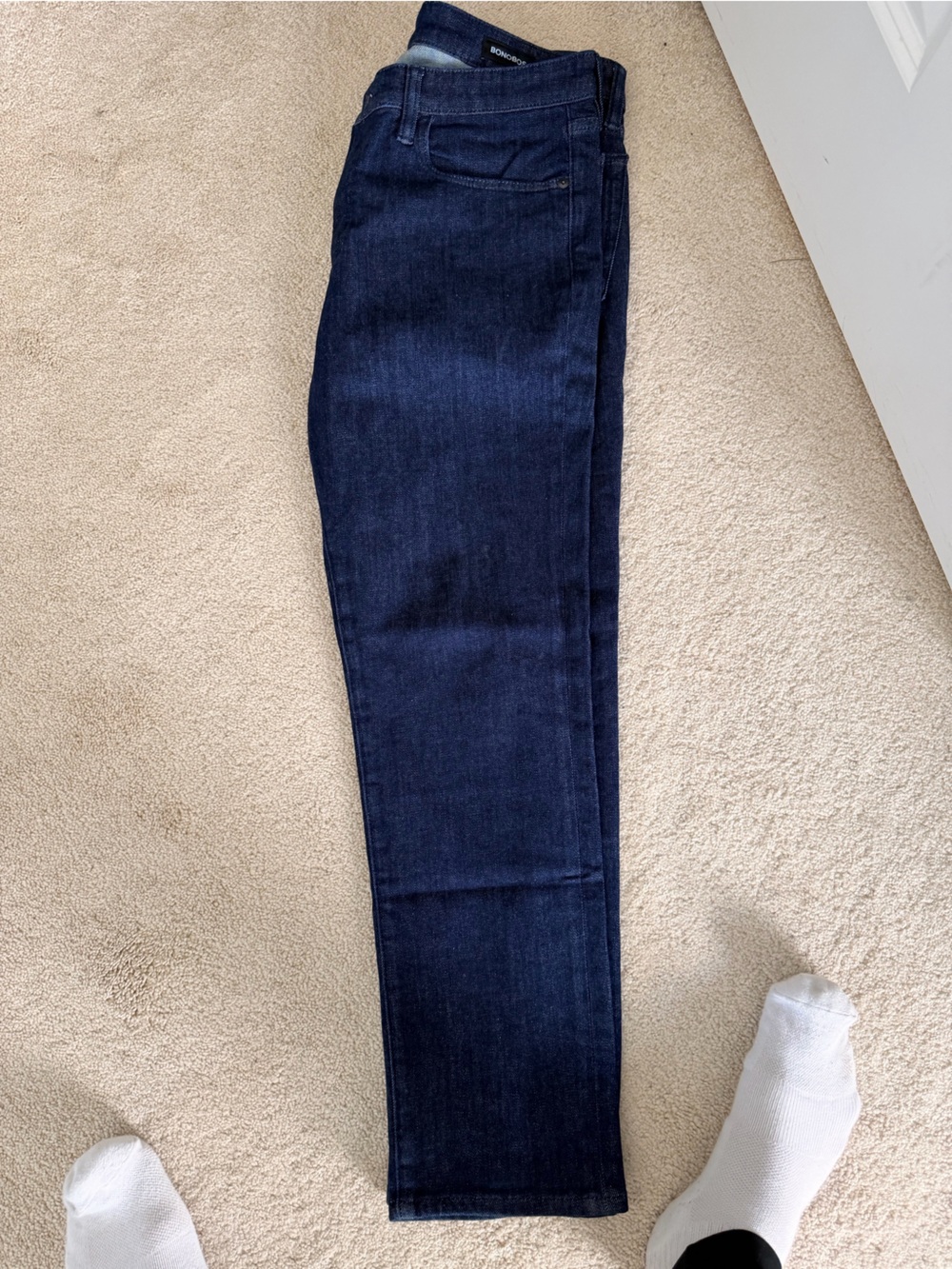 Bonobos Men's Straight Jeans in Deep Indigo